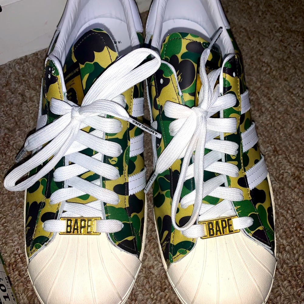 Adidas Superstar Bape Shelltoes size 10.5